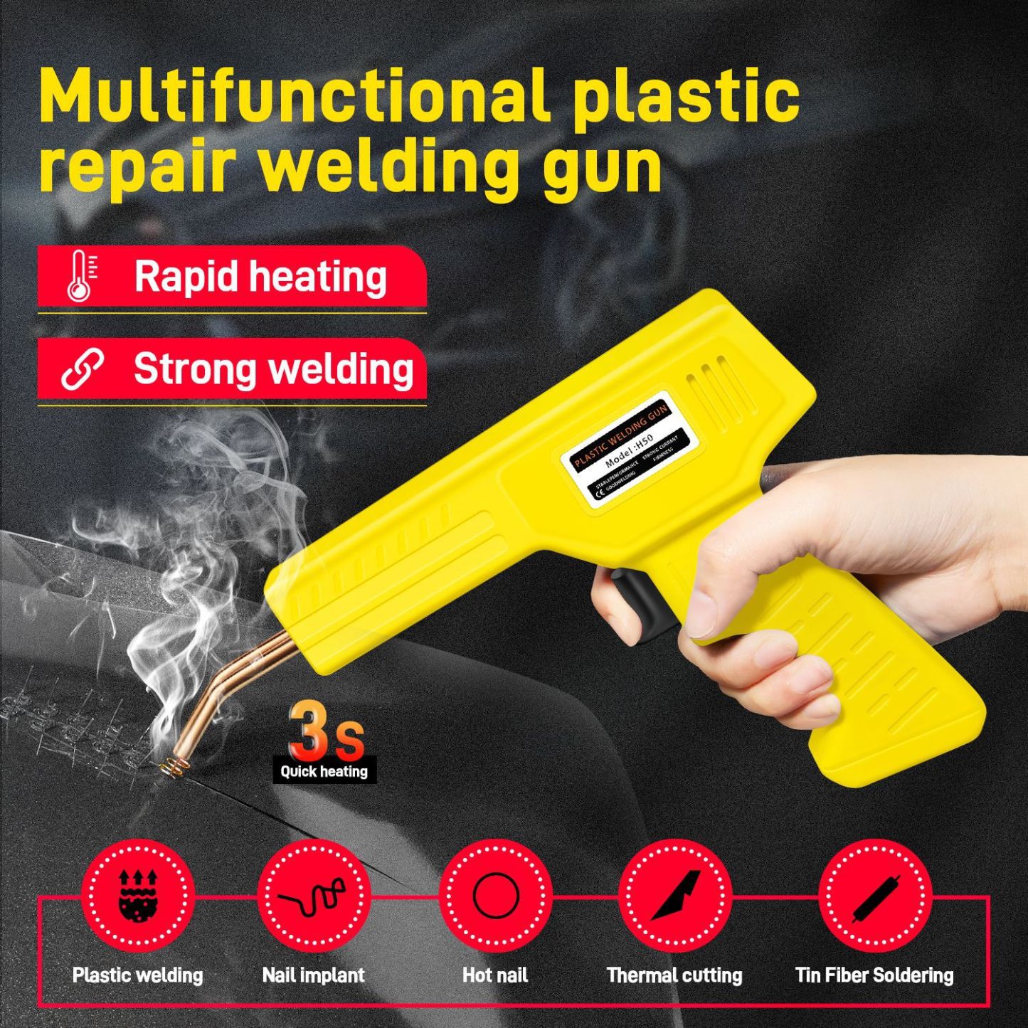 🔥LAST DAY 50% OFF - 2 in 1 Plastic Welding Kit