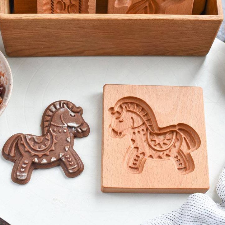 🎁EARLY CHRISTMAS SALE- 56% OFF🎁WOOD PATTERNED COOKIE CUTTER - EMBOSSING MOLD FOR COOKIES