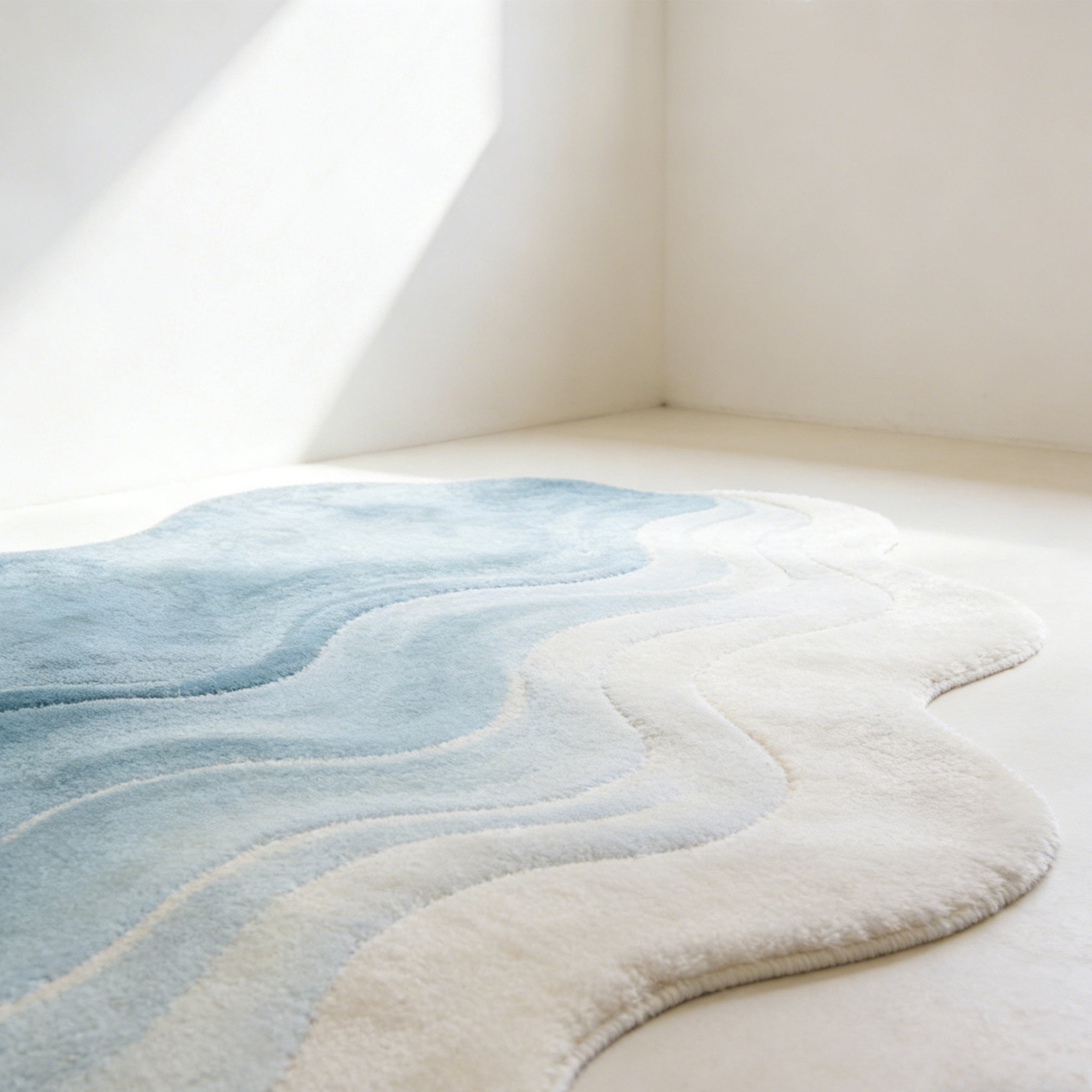 Nowoczesny dywan w salonie