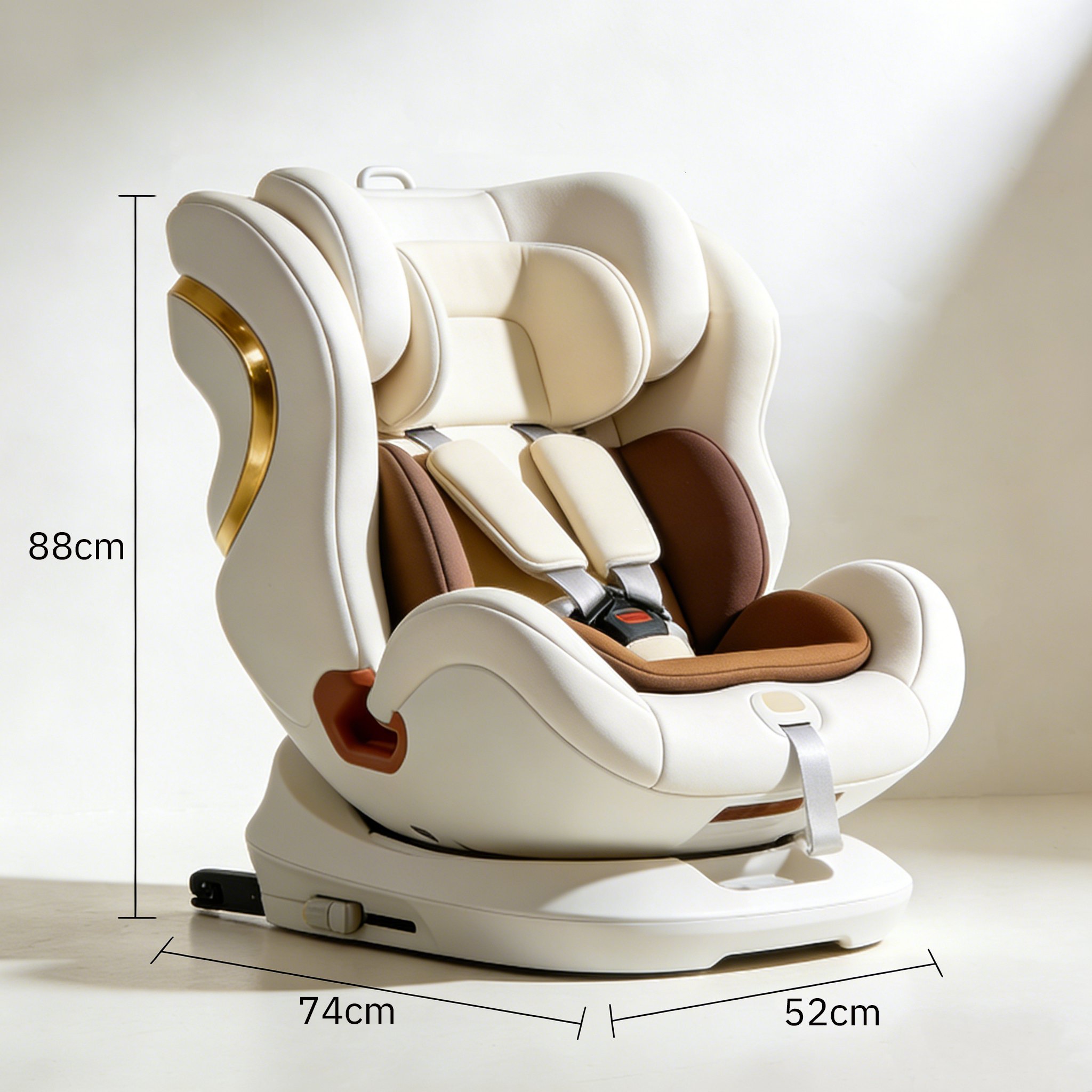 Fotelik samochodowy dla noworodka z miękką wkładką