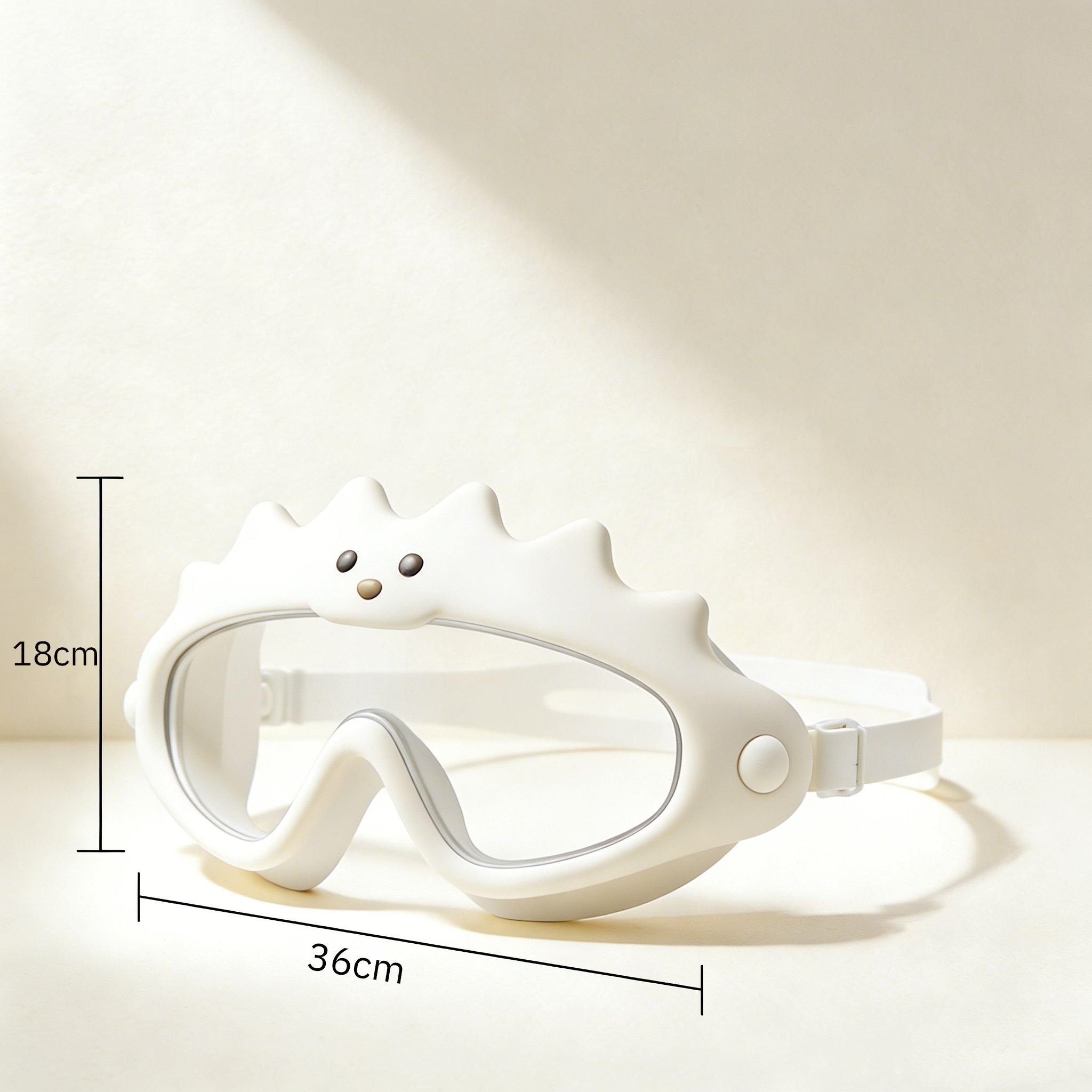 Dziecko w wodoodpornych okularach do pływania na basenie