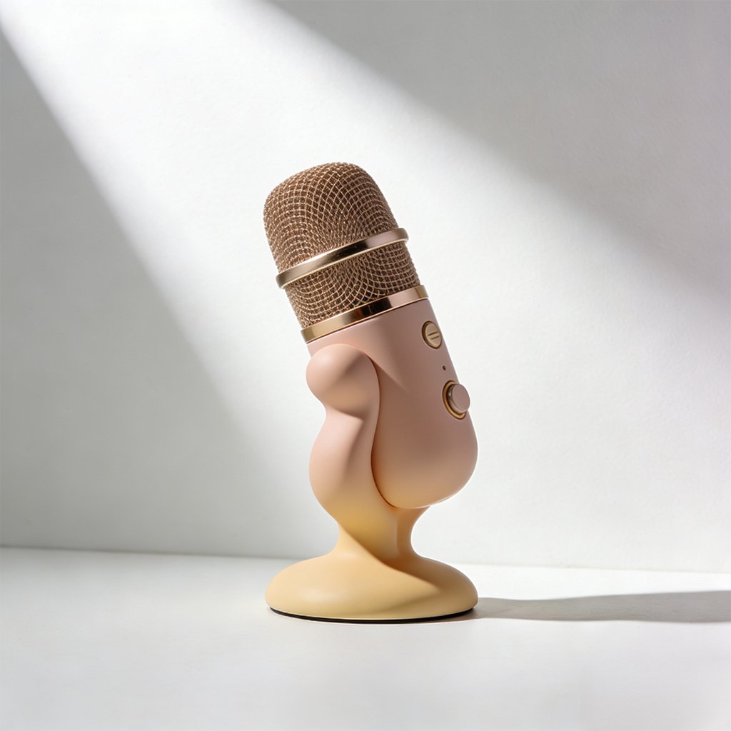 Bezprzewodowy mikrofon Bluetooth – widok ogólny