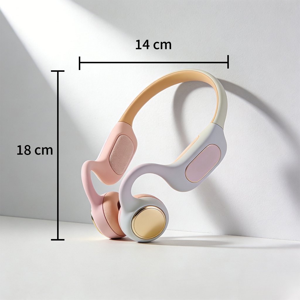 Wygodne nauszne słuchawki bezprzewodowe z miękkimi poduszkami