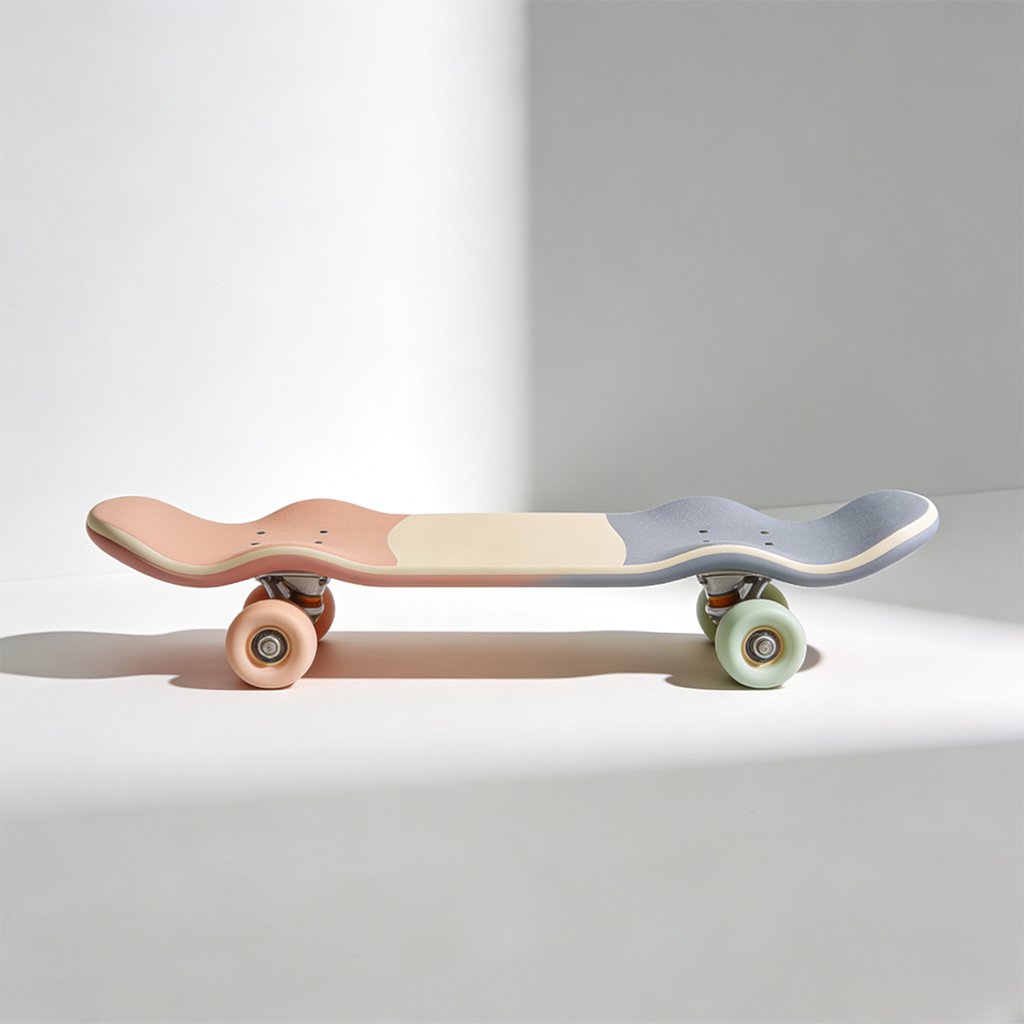 Deskorolka do jazdy na zewnątrz na tle parku