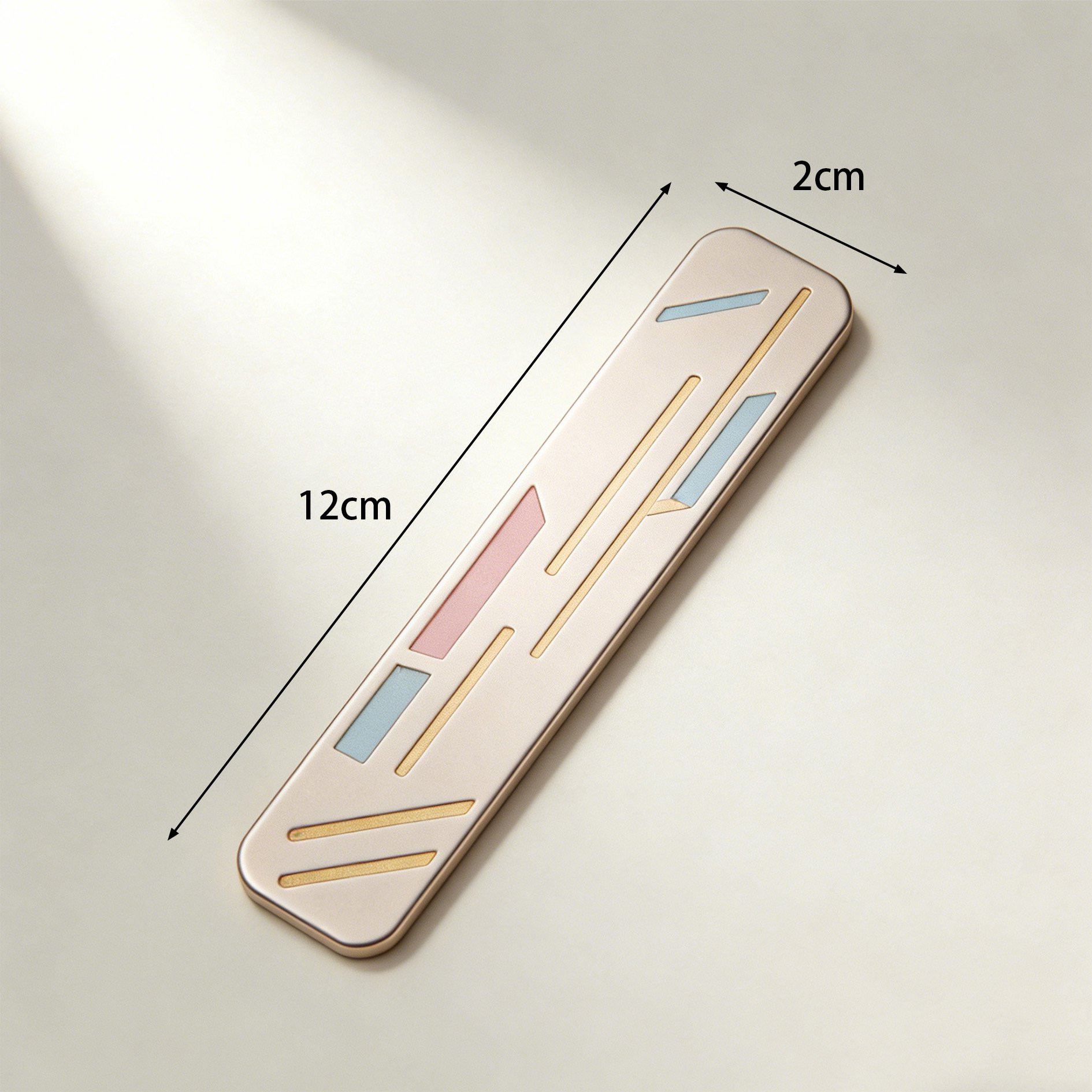 Detailansicht hochwertiger kreativer Metall-Lesezeichen