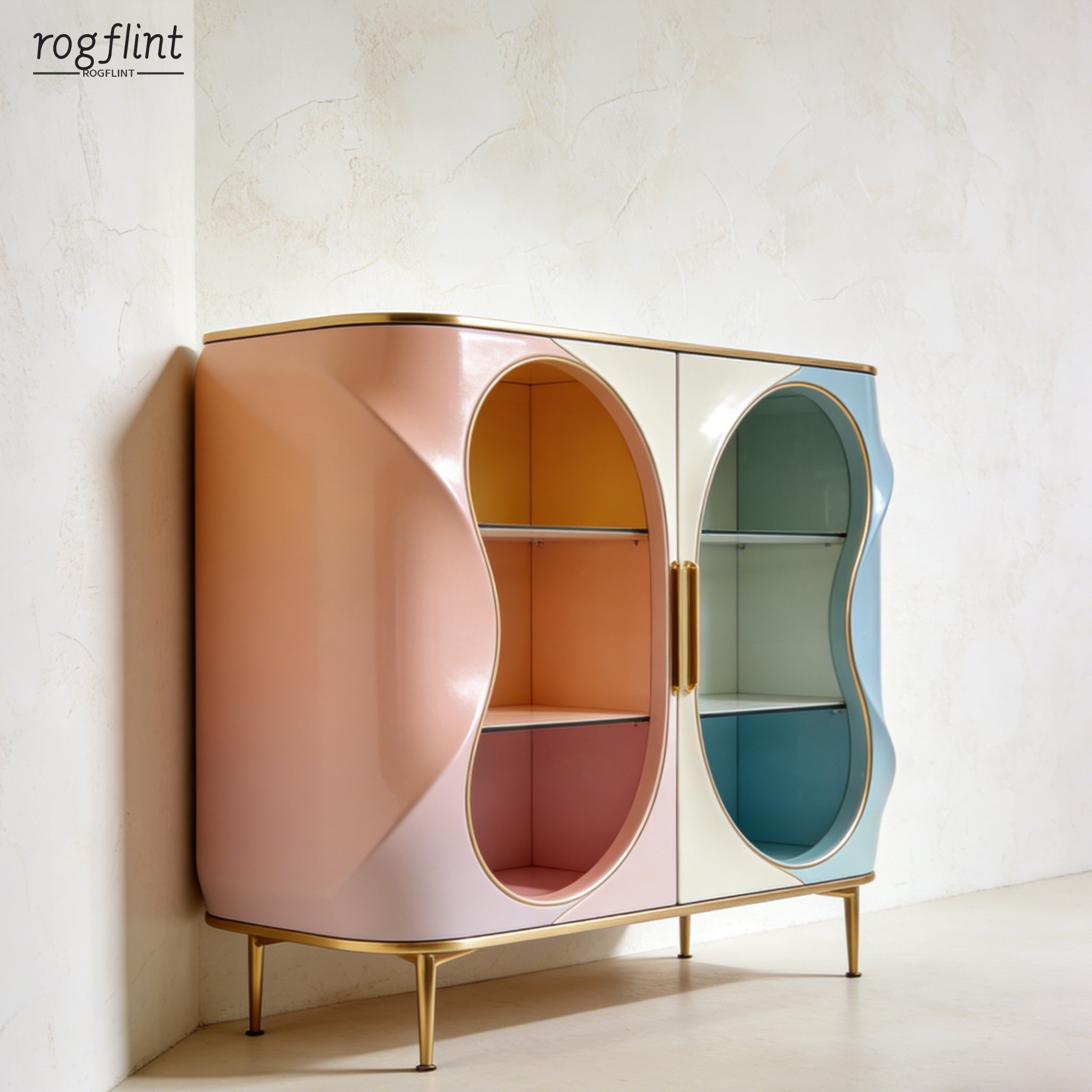 Egyszerű ruhatároló szekrény modern dizájnnal