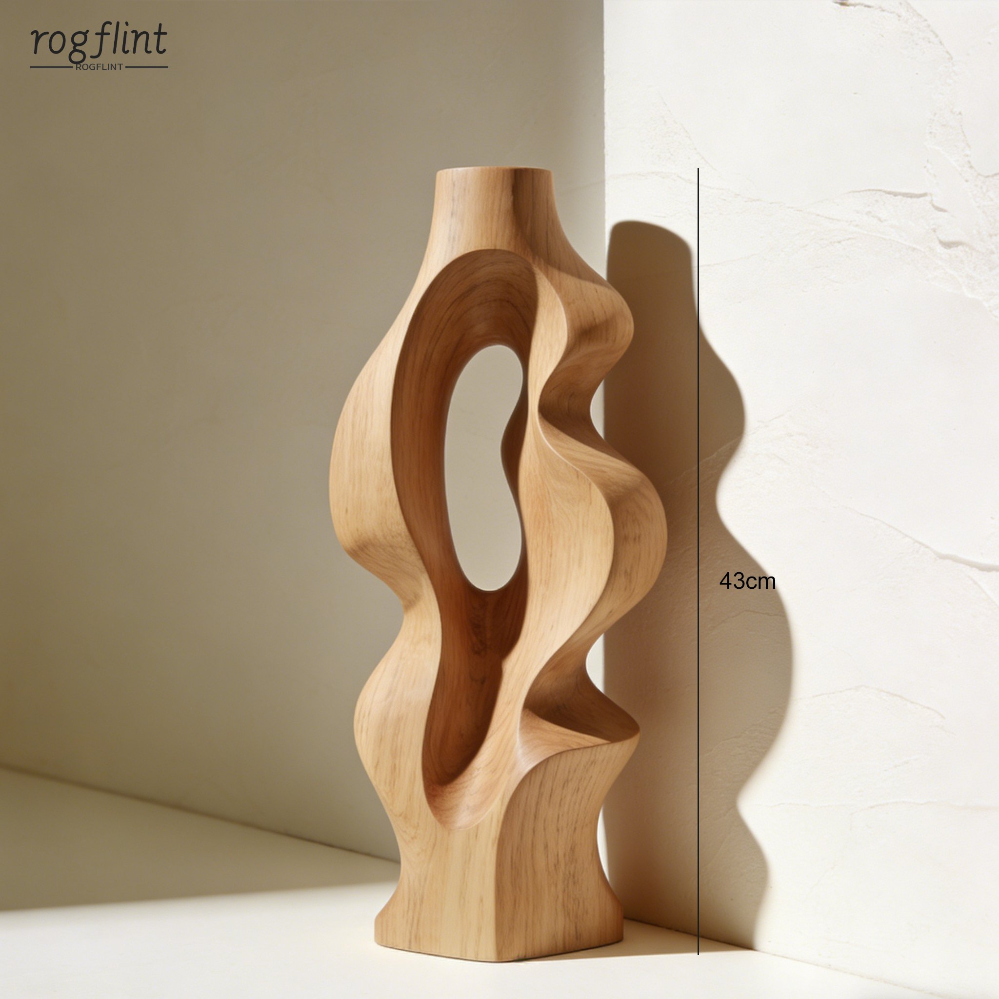 Természetes fa faragás otthoni dekorációként