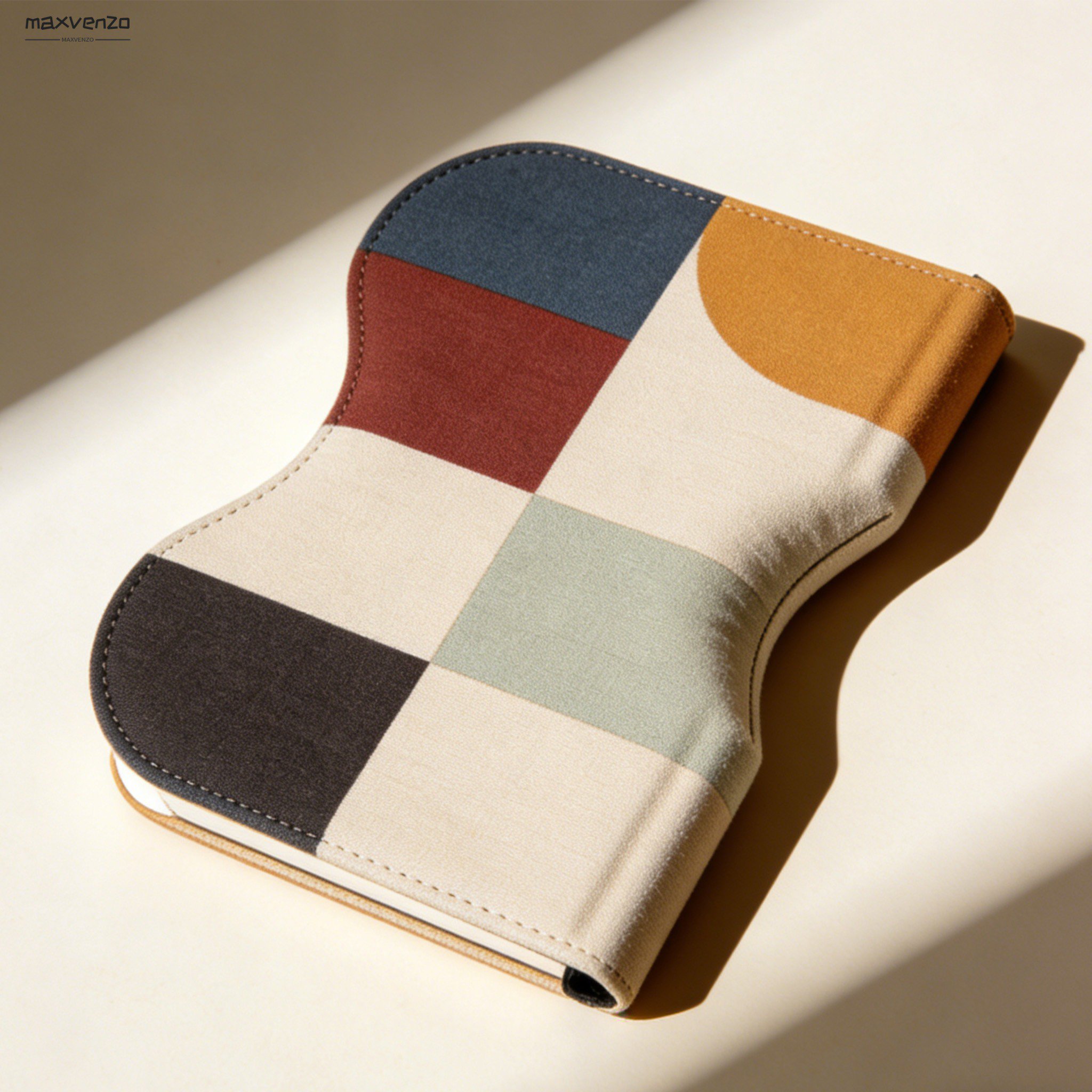 Okładka materiałowa na książkę – widok z bliska