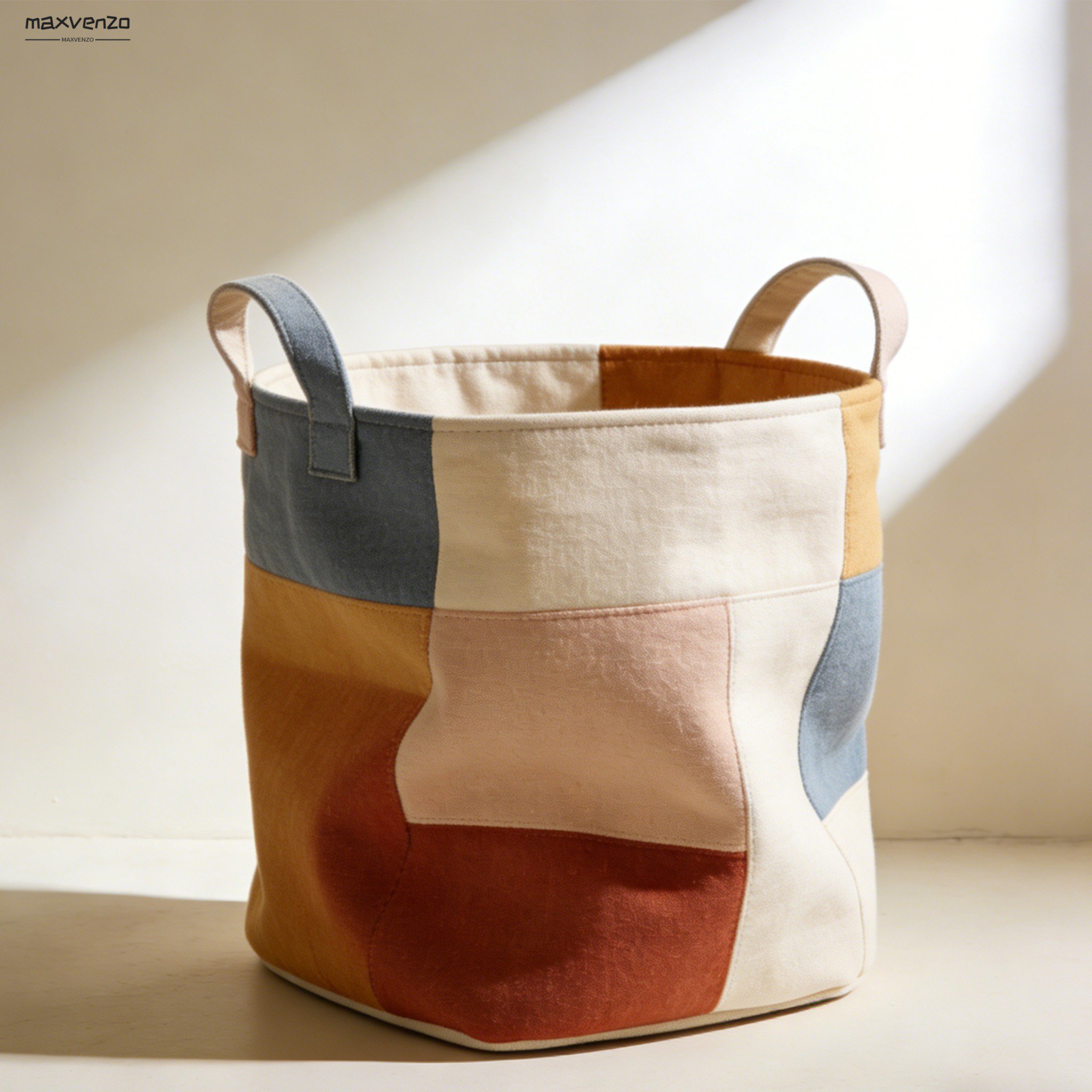 Praktyczne składane kosze tekstylne do przechowywania ubrań