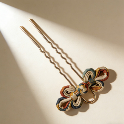 Origineller handgefertigter Haarnadelschmuck