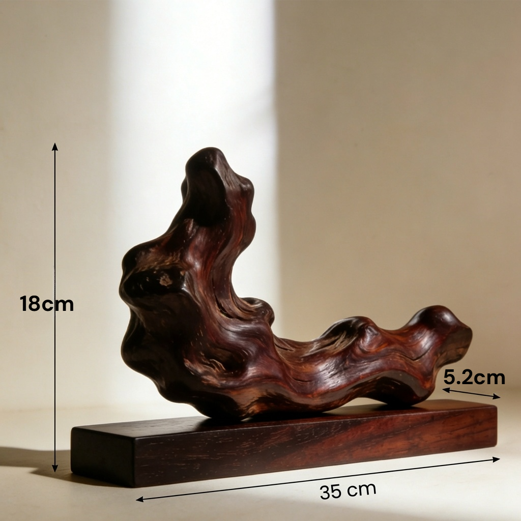 Holzfigur aus nachhaltigem Naturholz für Ihr Wohnzimmer