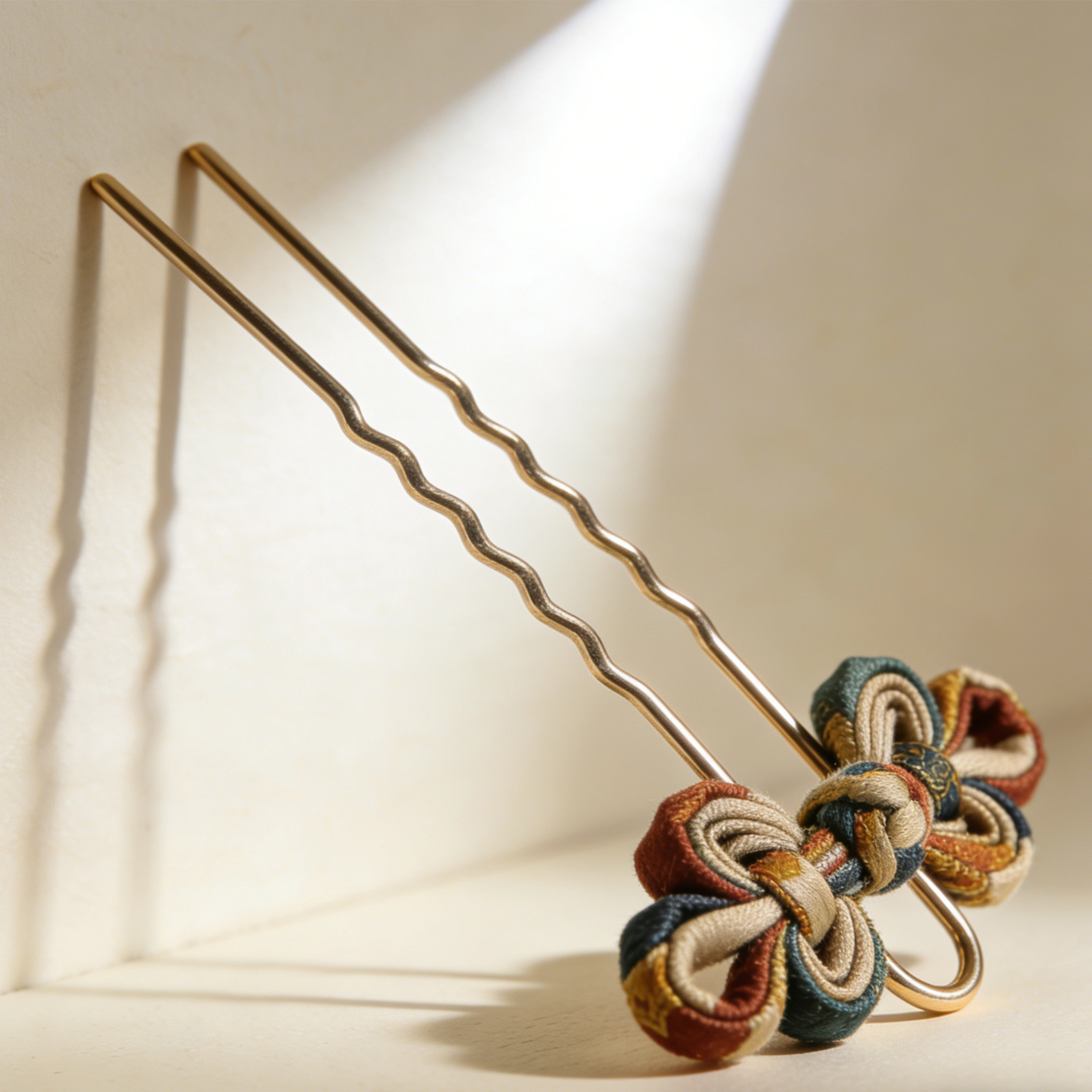 Origineller handgefertigter Haarnadelschmuck