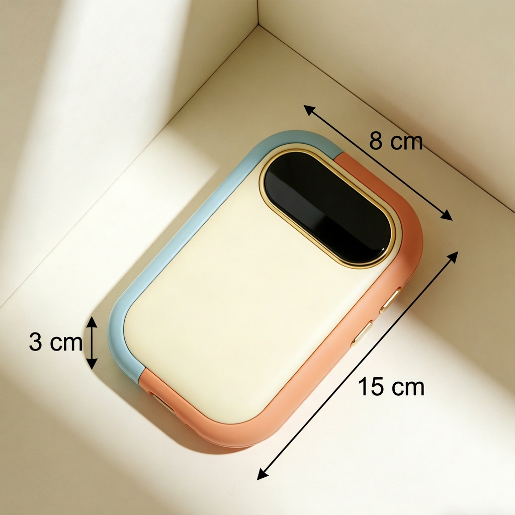 Tragbare Powerbank beim Laden eines Smartphones