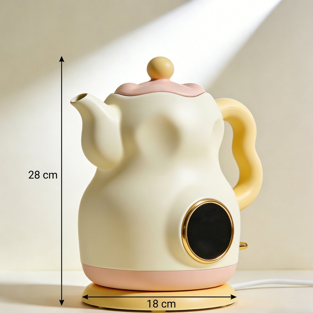 Elektrischer Wasserkocher mit großzügigem Fassungsvermögen