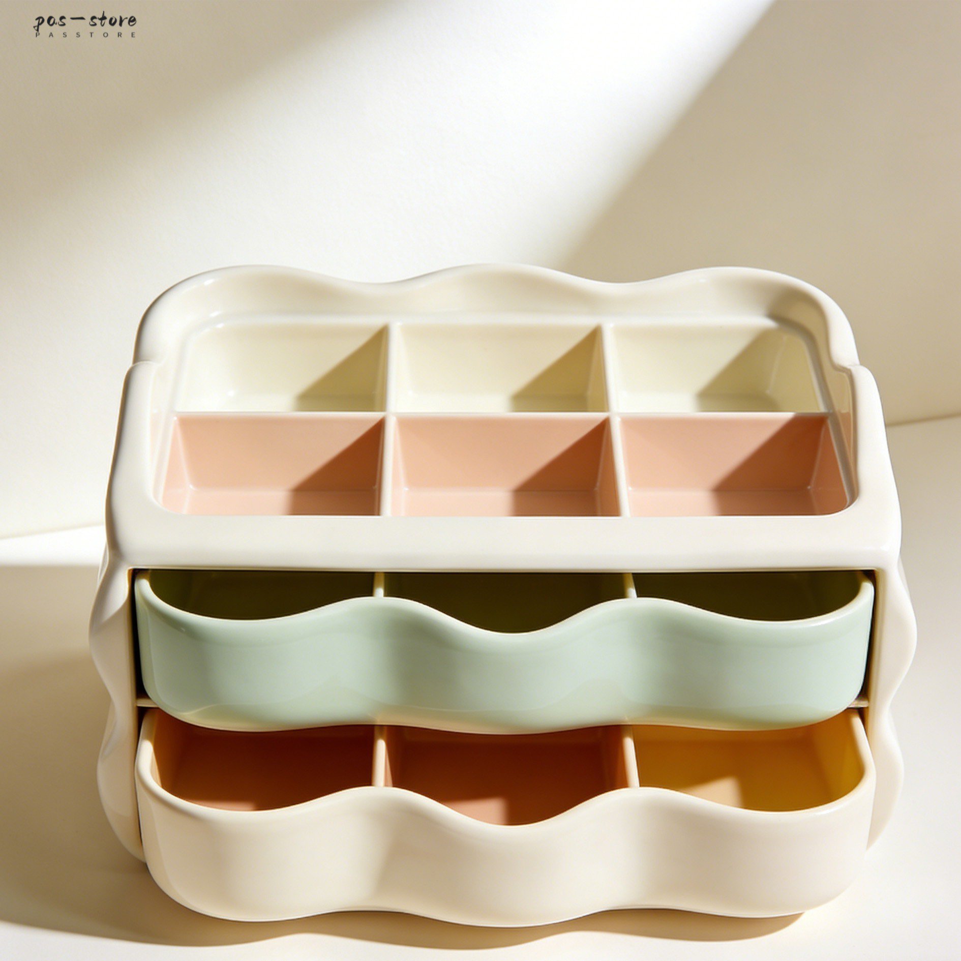 Adjustable divider boxes for organizing drawers