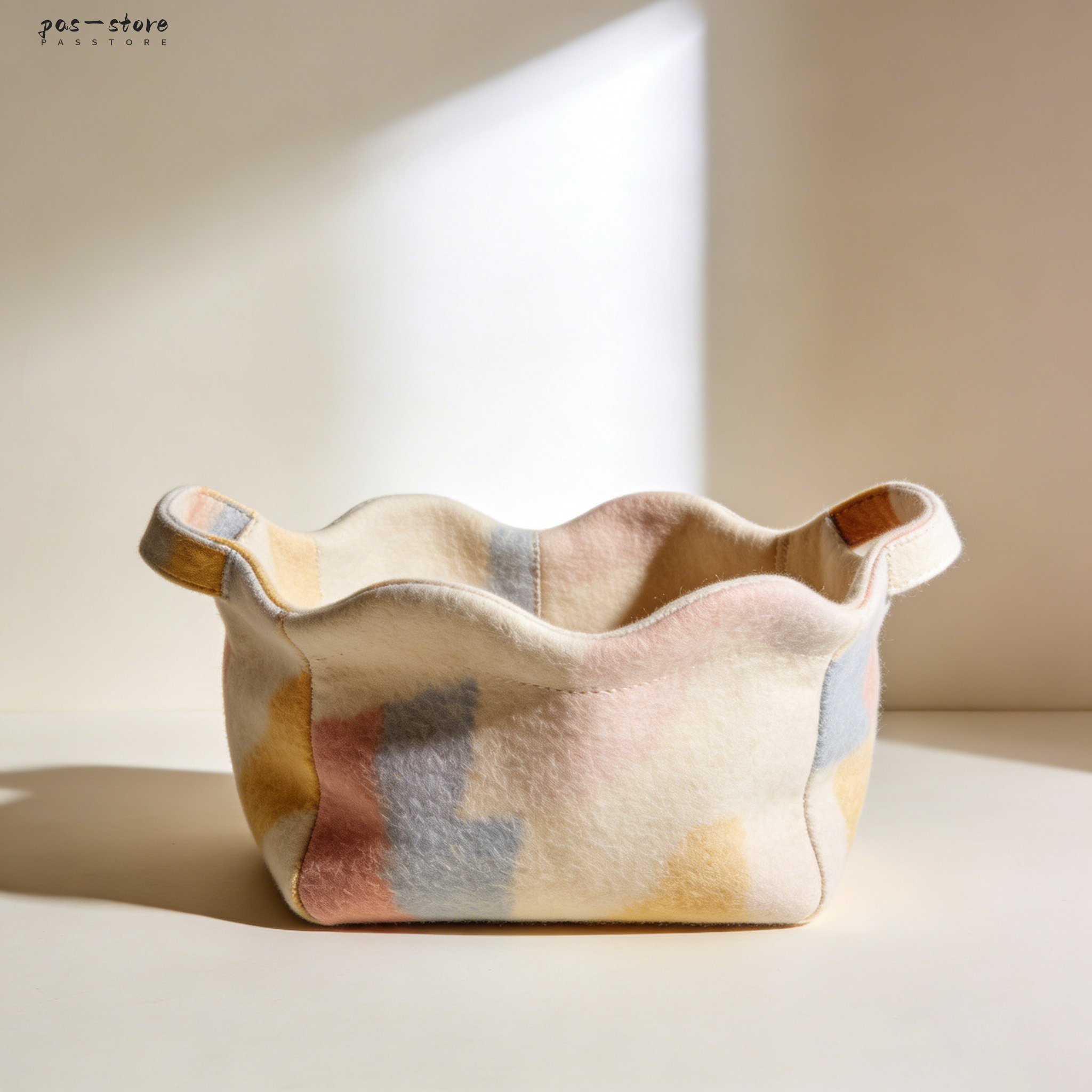 Set of 10 multi-functional fabric storage baskets for home organization