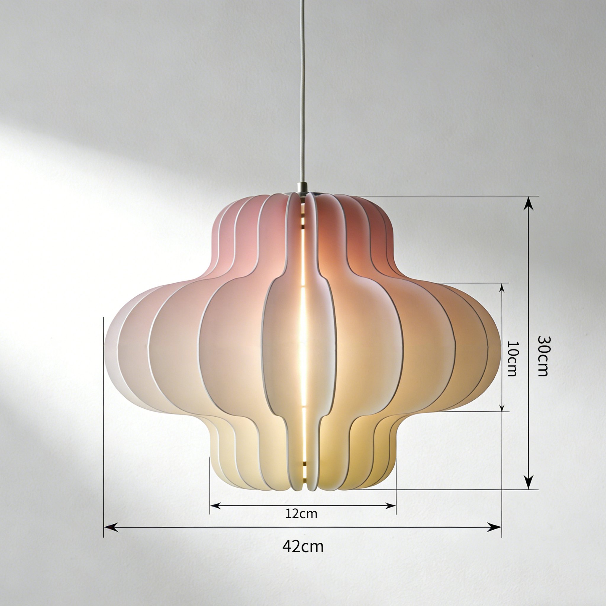 Stílusos művészi csillár belső térben