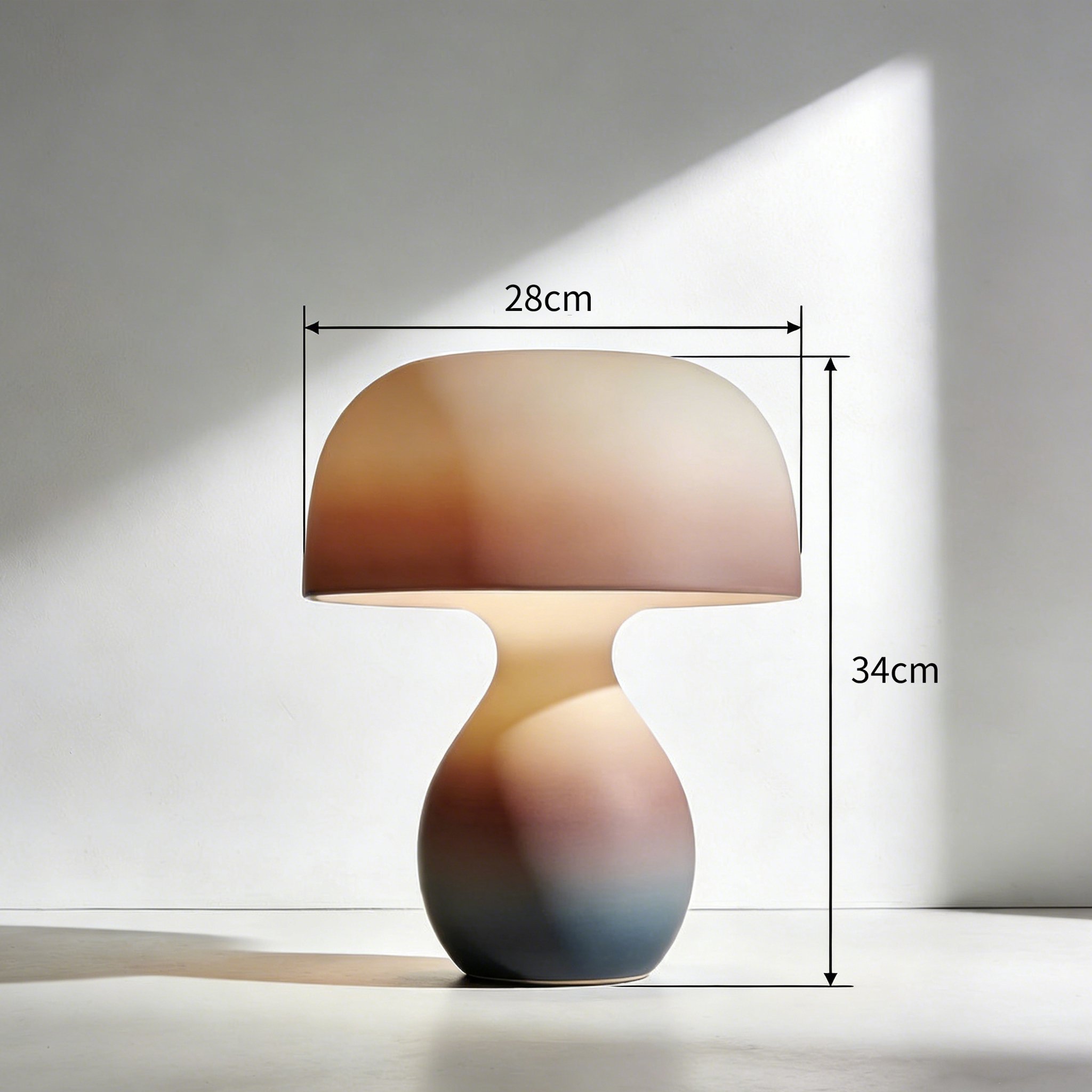 Hangulatos világítás gomba alakú lámpával