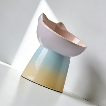 Magasított állványú etetőtál háziállatoknak