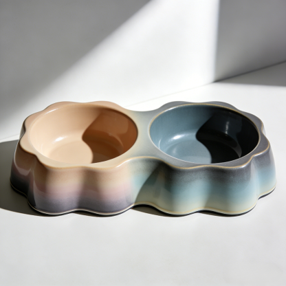 Nagy kapacitású etetőtál háziállatoknak