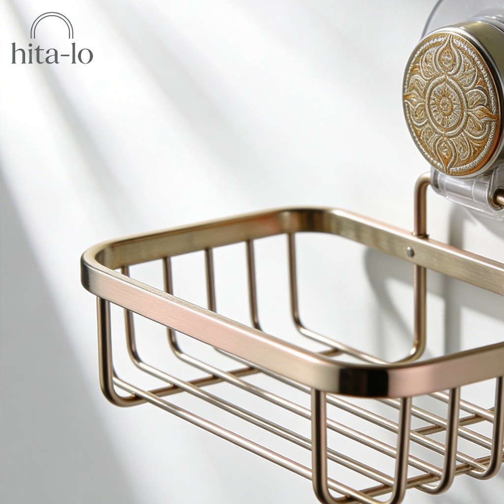 Badezimmerregal mit Saugnapf – kein Bohren erforderlich