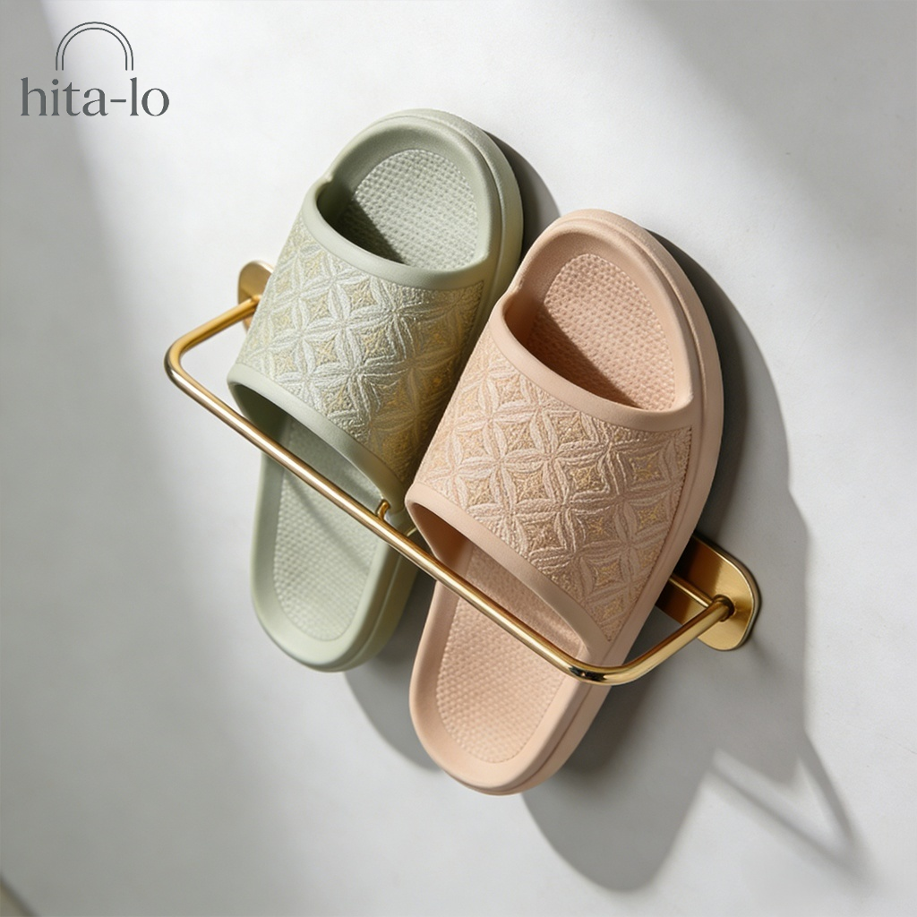 Badezimmer-Hausschuhhalterungen ohne Bohren (3er-Set)