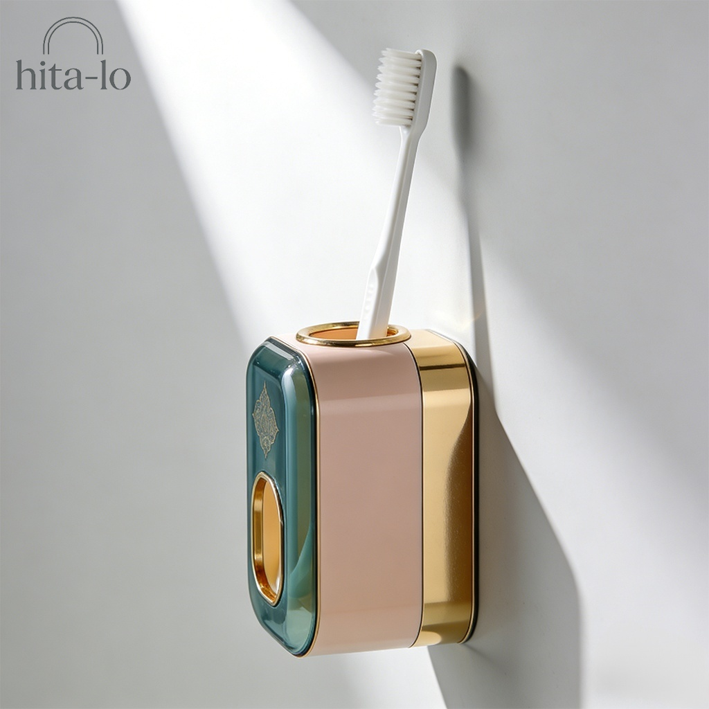 Wandmontierter, bohrfreier Zahnbürstenhalter