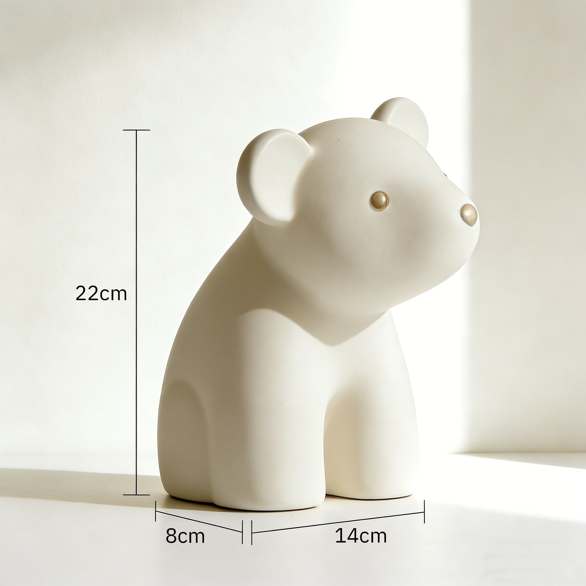 Zestaw 2 ceramicznych ozdób zwierząt