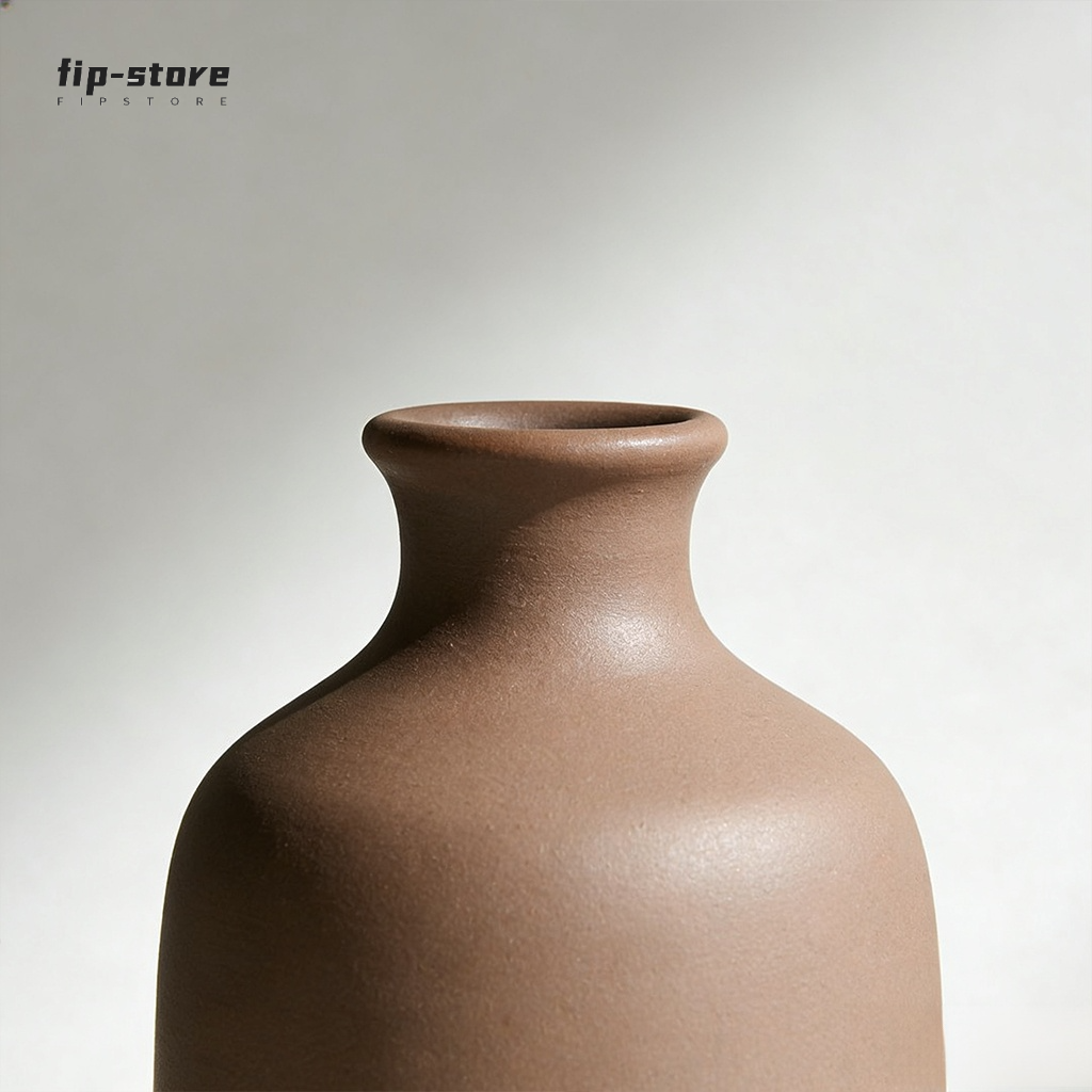 Keramikvase im Wohnzimmer