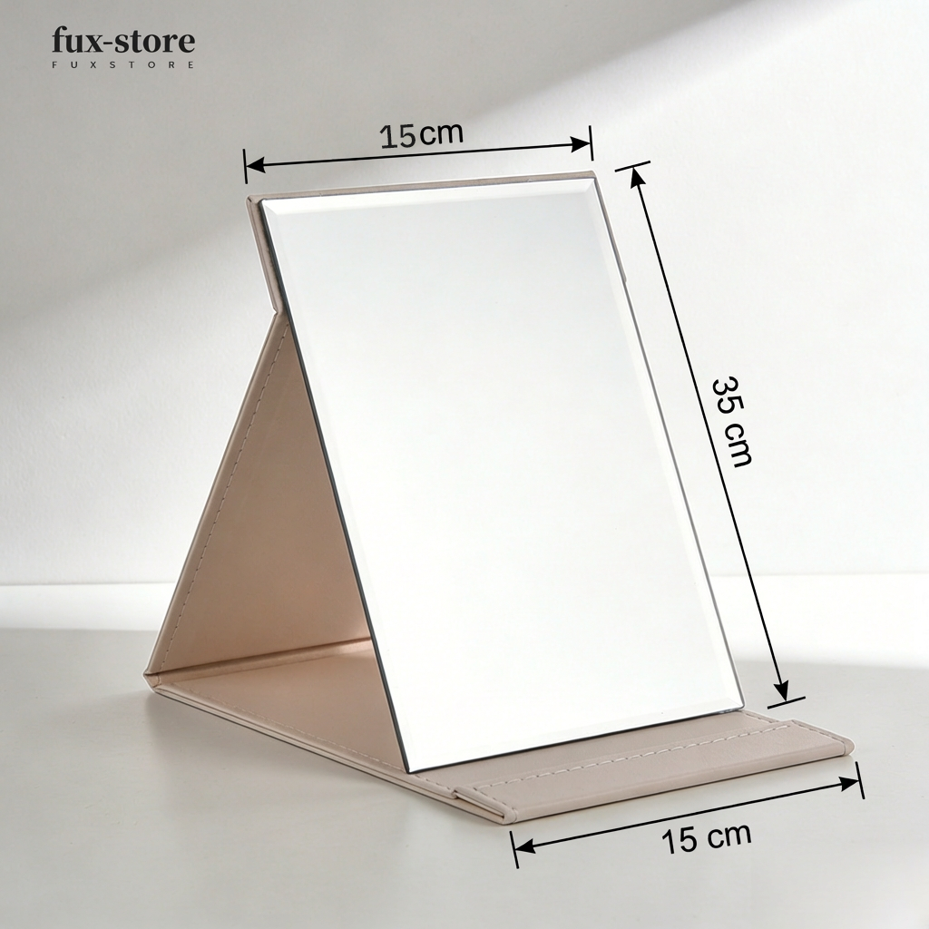 Faltbarer Kosmetikspiegel im modernen Design