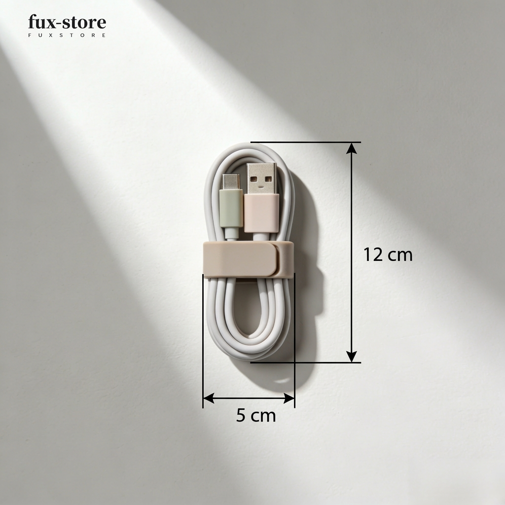 Einfache Montage der Kabelhalterung am Schreibtisch