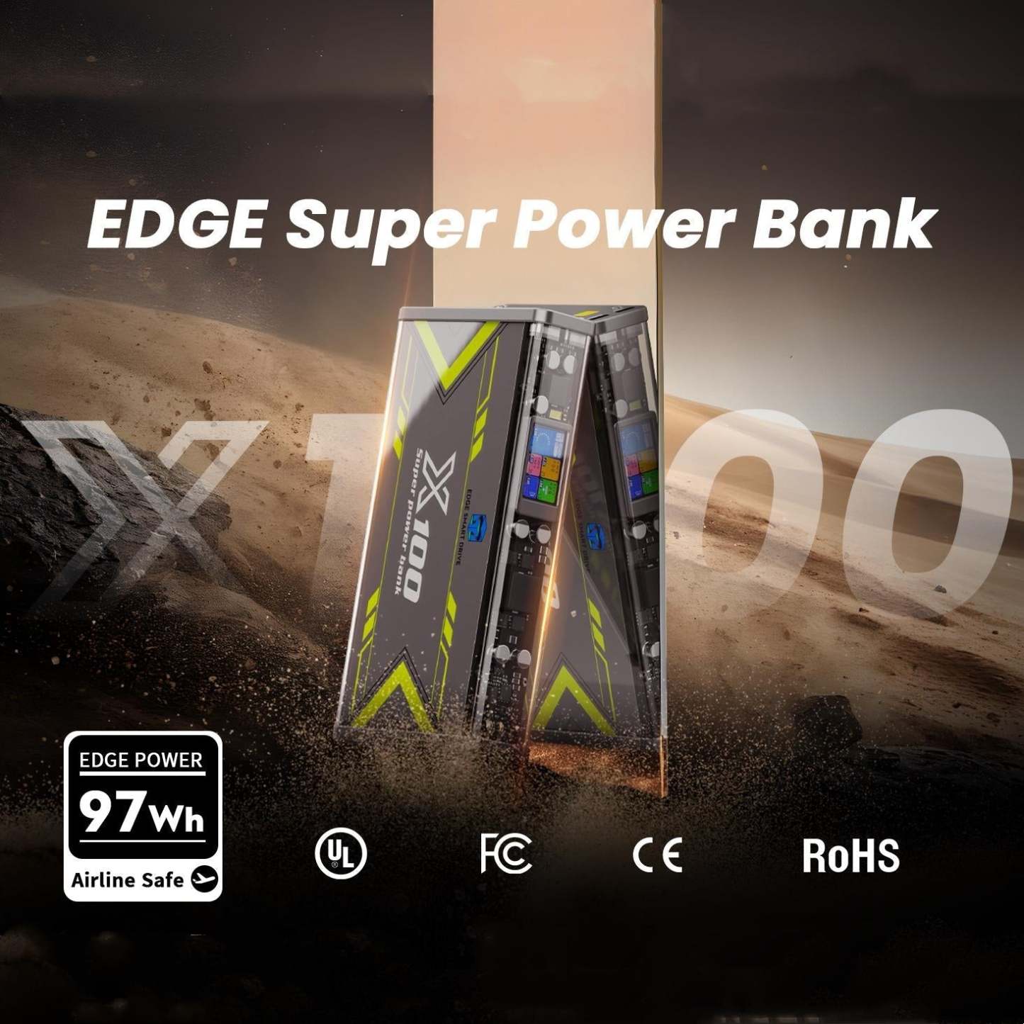 Edge: Super 520W PowerBank with Wattage Display