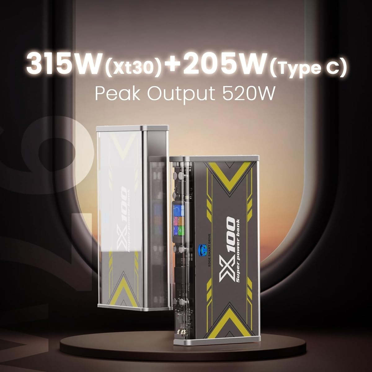 Edge: Super 520W PowerBank with Wattage Display