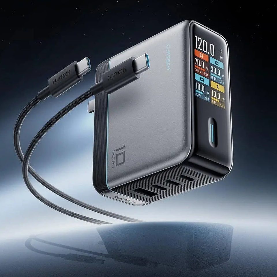 Cuktech 30 Ultra Rotatable Display Smart Desktop Charger