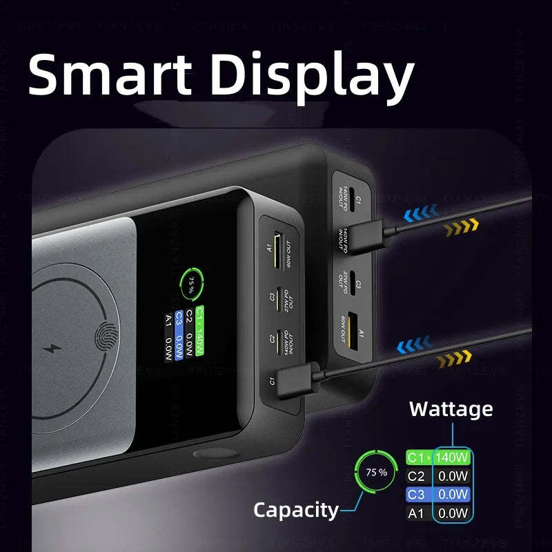 Flash Pro Ultra: 280W Magnetic Powerbank With OLED Screen