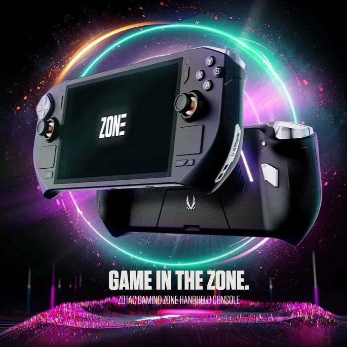 ZOTAC Portable PC Gaming Console with AMD 8840U,AMOLED,16GB LPDDR5X