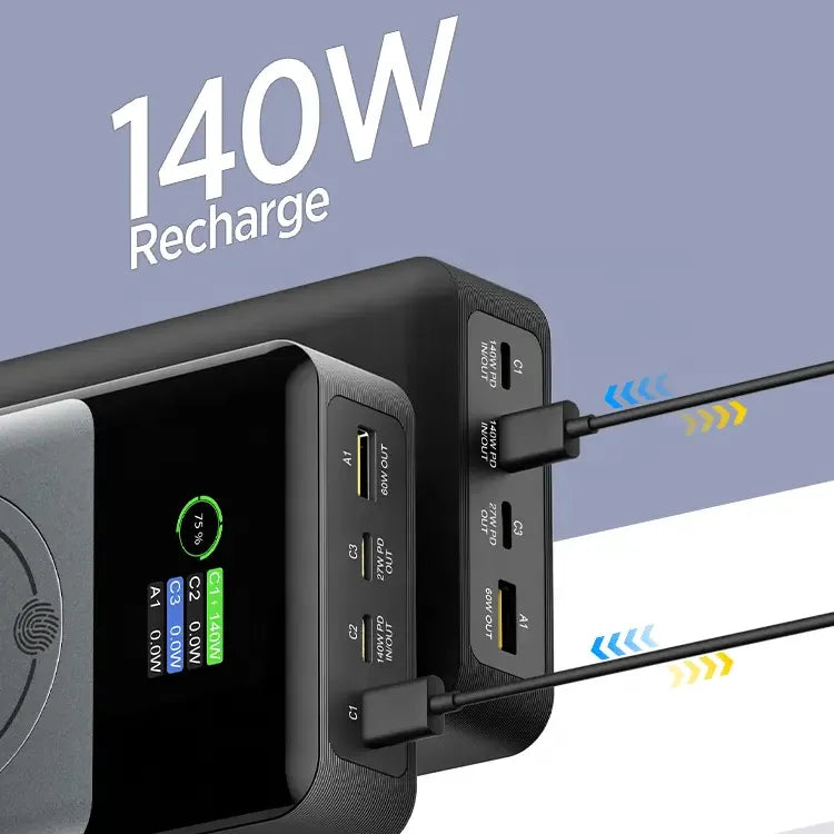 Flash Pro Ultra: 280W Magnetic Powerbank With OLED Screen