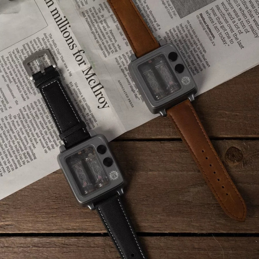 Timeless Elegance Meets Retro Tech: The BTF Nixie Watch