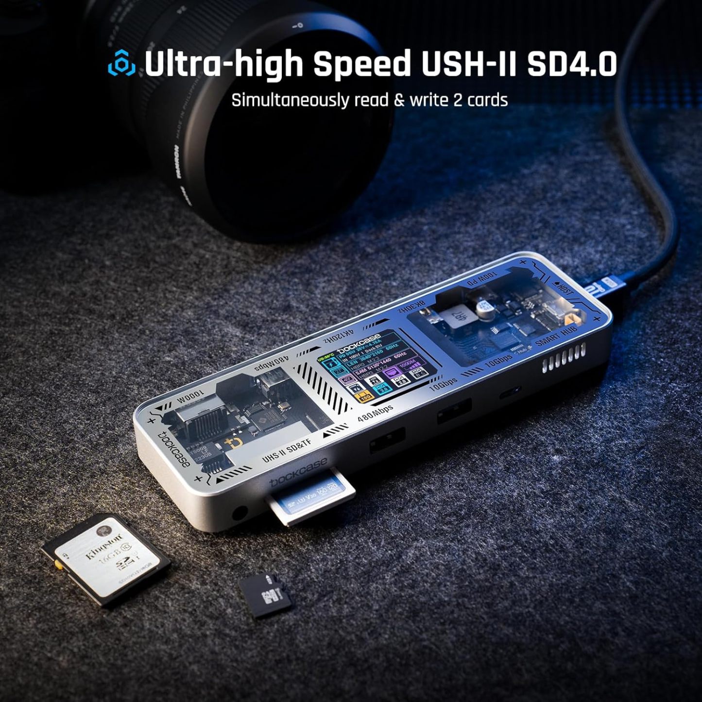 Dockcase: Smart USB-C Hub 10-in-1 Explorer Edition