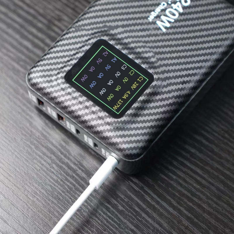 PD240W Powerful 5-in-1 GaN Display Charger