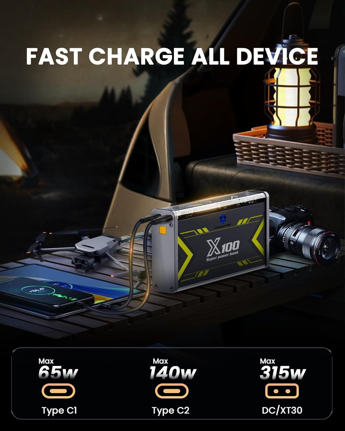 Edge: Super 520W PowerBank with Wattage Display