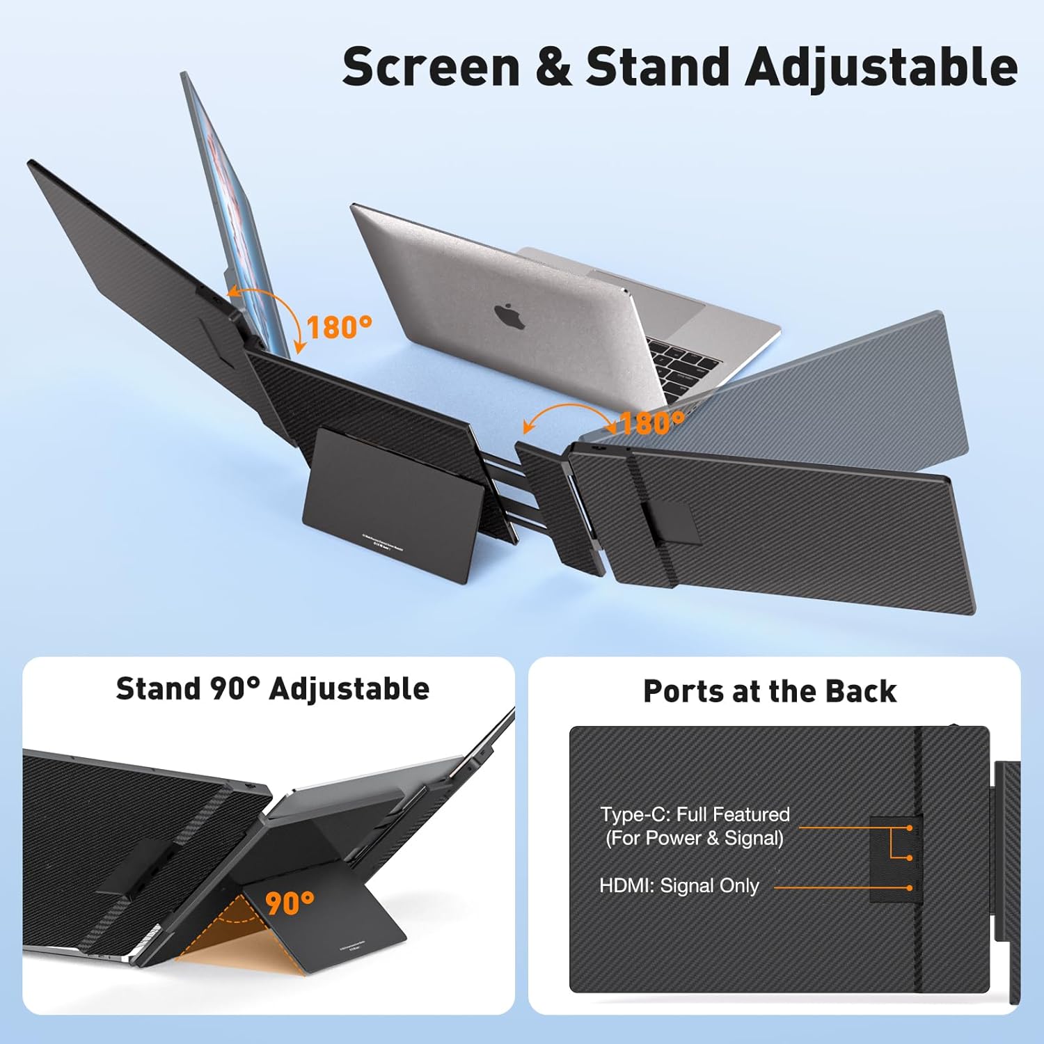 Instantly Add Two IPS FHD Monitors To Any Laptop