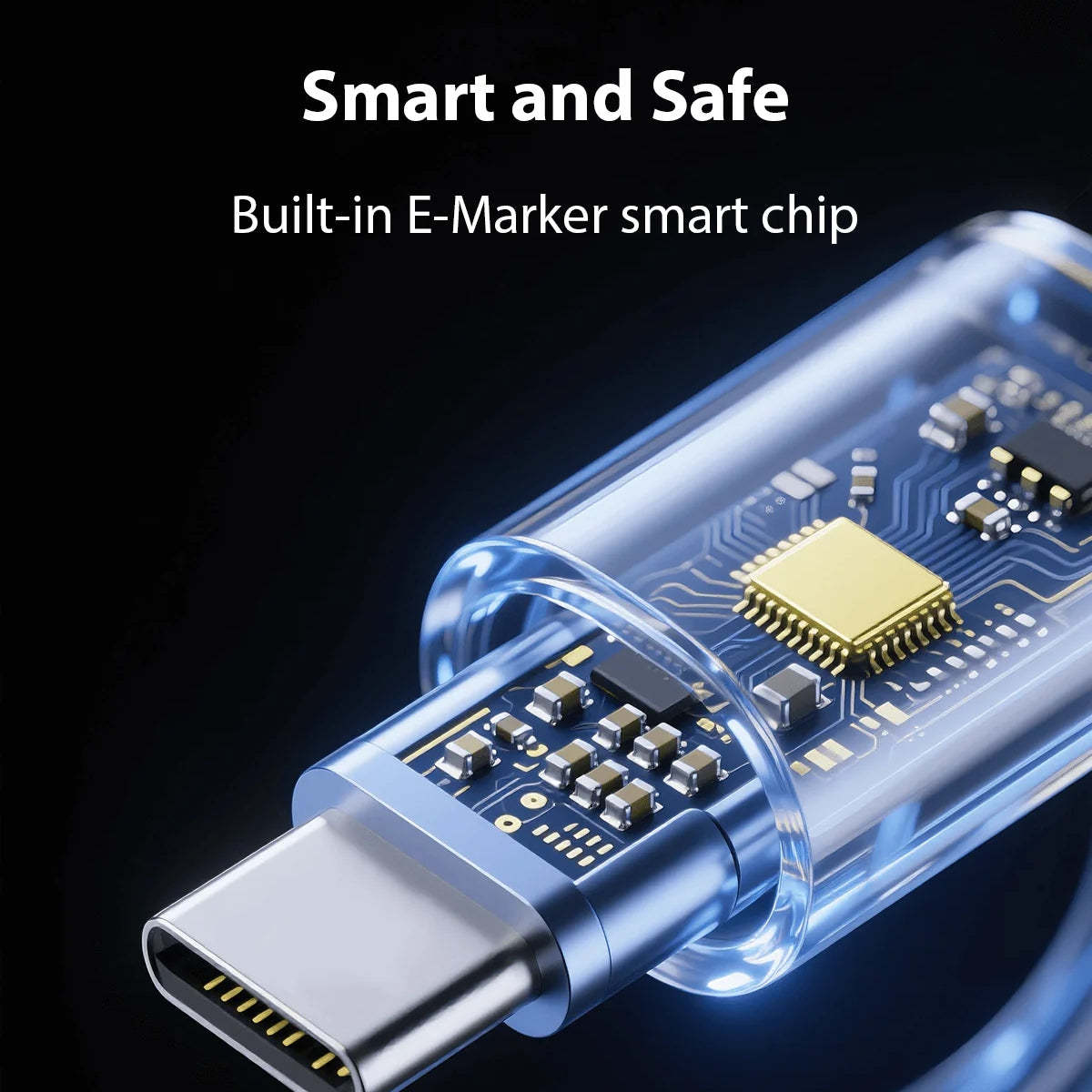 InnoCable - 240W Magnetic 80Gbps Thunderbolt 5-Compatible Cable