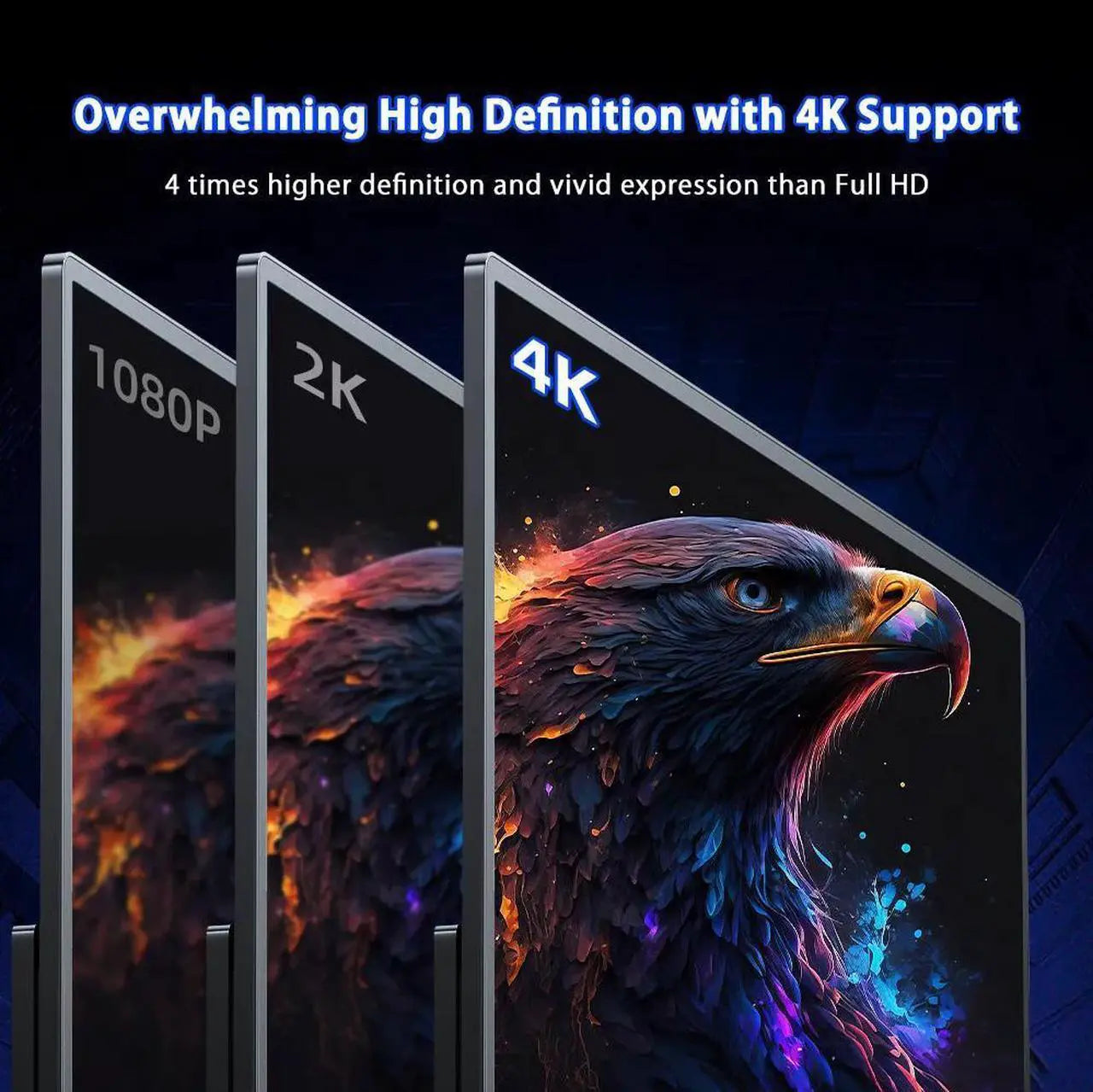 Ultra Slim 13.3" Portable Monitor IPS 4K UHD Laptop Monitor