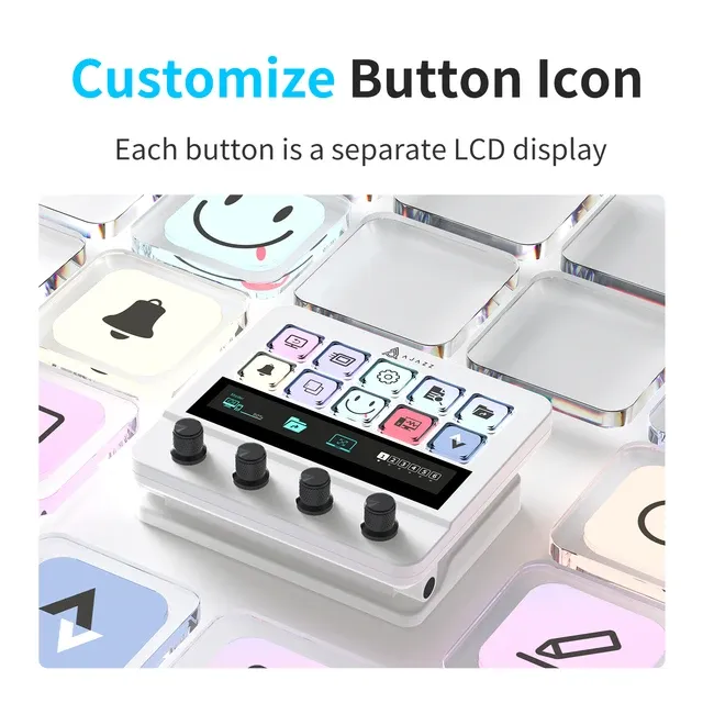 Multi-Function 10keys Desktop Assistant Visual Macro Keyboard