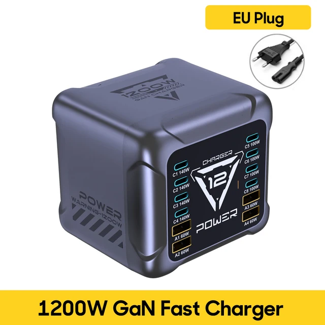1000W 10-Port GaN 4 Desktop Charging Station