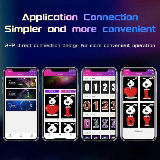 Nixie Tube RGB DIY Glow Tube Clock with IPS Digital Display