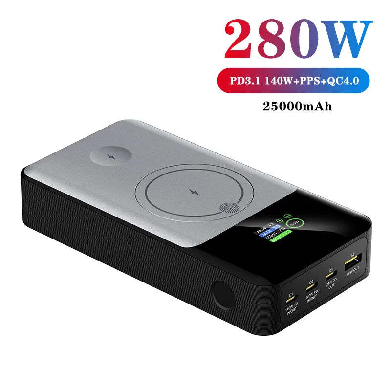 Flash Pro Ultra: 280W Magnetic Powerbank With OLED Screen