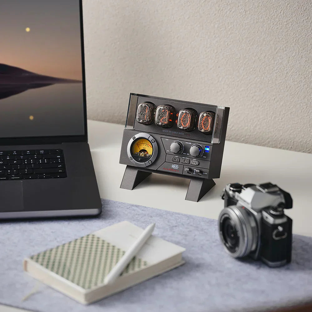 NixieX: the Authentic IN-12 Nixie Tube Clock and Speaker