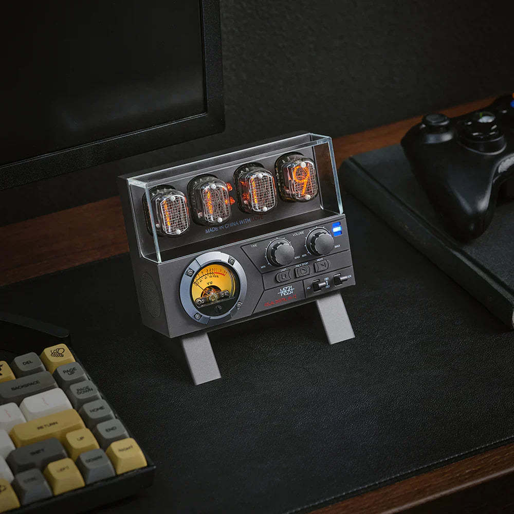 NixieX: the Authentic IN-12 Nixie Tube Clock and Speaker